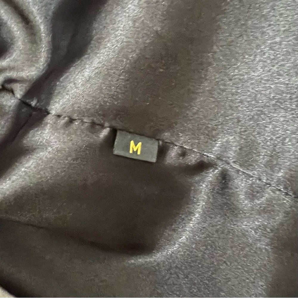 Long Leather Coat w/Sheepskin Collar - Picture 15 of 16